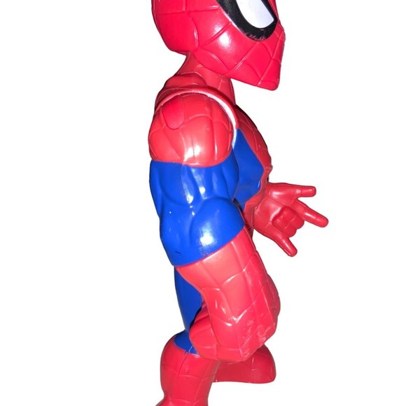 Hasbro 10 Inch Marvel Spiderman Super Hero Playskool Chunky Figure - Picture 7 of 12